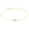 Bracelet Maiwena Or Jaune Diamant