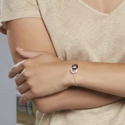 Marc Orian Bracelets|Bijoux Fantaisie > Bracelet Malee Argent Blanc Céramique Et Oxyde De Zirconium