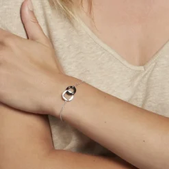 Marc Orian Bracelets|Bijoux Fantaisie > Bracelet Malee Argent Blanc Céramique Et Oxyde De Zirconium