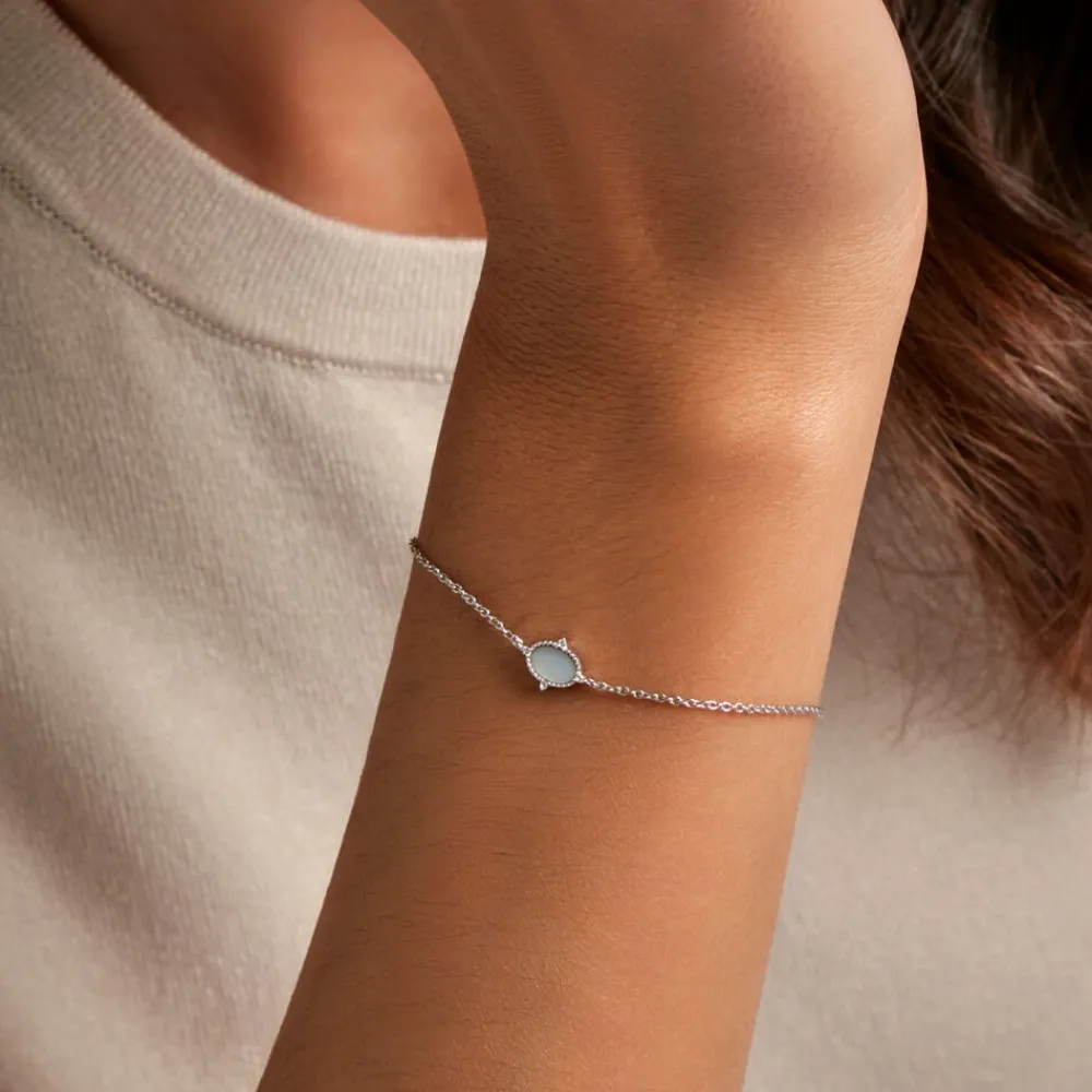 Marc Orian Bracelets|Bijoux Fantaisie > Bracelet Margot Argent Blanc Nacre Oxyde De Zirconium