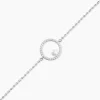 Bracelet Marthe Argent Blanc Perle De Culture Et Oxyde De Zirconium