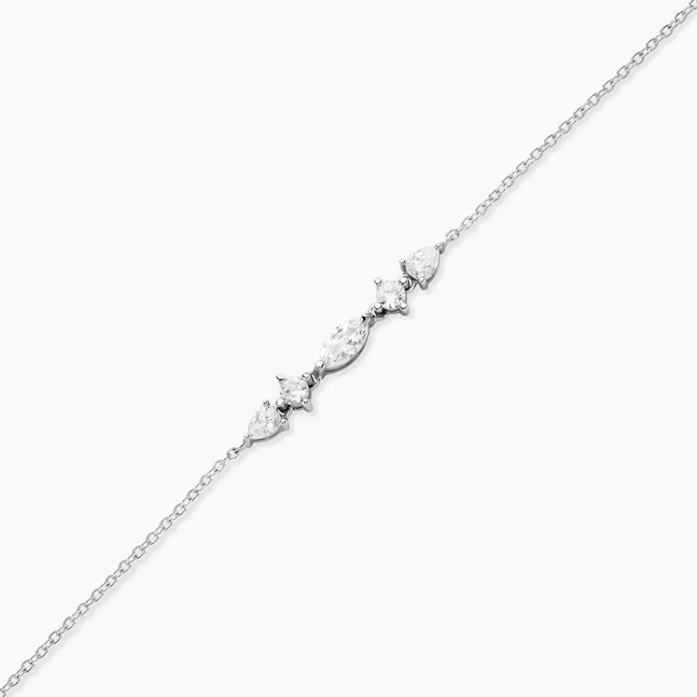 Marc Orian Bracelets|Idées Cadeaux Femme > Bracelet Mascaret Argent Blanc Oxyde De Zirconium