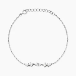 Marc Orian Bracelets|Idées Cadeaux Femme > Bracelet Mascaret Argent Blanc Oxyde De Zirconium