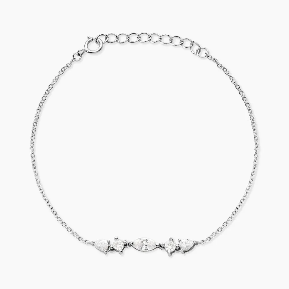Marc Orian Bracelets|Idées Cadeaux Femme > Bracelet Mascaret Argent Blanc Oxyde De Zirconium