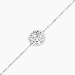 Bracelet Maximilian Argent Blanc Oxyde De Zirconium