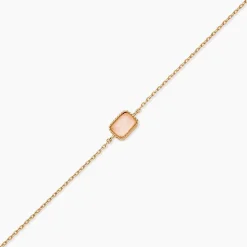 Bracelet Memory Plaqué Or Jaune Quartz