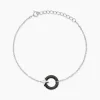 Marc Orian Bracelets|Idées Cadeaux Femme > Bracelet Merelle Argent Blanc Céramique Oxyde De Zirconium
