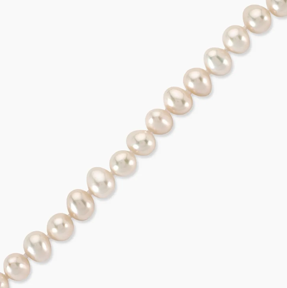 Bracelet Merrane Or Jaune Perle De Culture