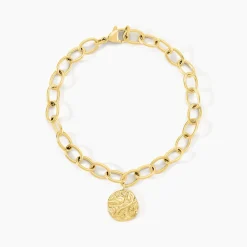 Marc Orian Bracelets Acier Inoxydable|Bijoux Acier Inoxydable > Bracelet Milina Acier Jaune Cristal