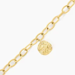 Marc Orian Bracelets Acier Inoxydable|Bijoux Acier Inoxydable > Bracelet Milina Acier Jaune Cristal