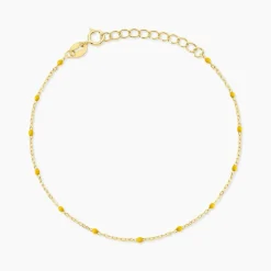 Bracelet Molly Argent Jaune