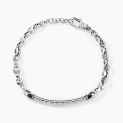 JOURDAN Bracelets Homme|Bracelets Acier Inoxydable > Bracelet Métal Acier Blanc