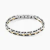 JOURDAN Bracelets Homme|Bracelets Acier Inoxydable > Bracelet Métal Acier Tricolore