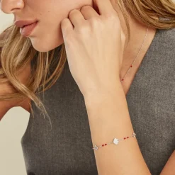 Marc Orian Bracelets|Idées Cadeaux Femme > Bracelet Muguette Argent Blanc