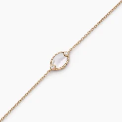 Marc Orian Bracelets|Idées Cadeaux Femme > Bracelet Muse Argent Rose Nacre Oxyde De Zirconium