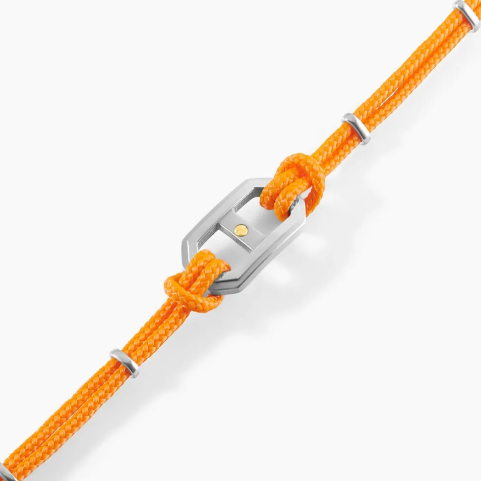 Bracelet Naturel Cordon Orange