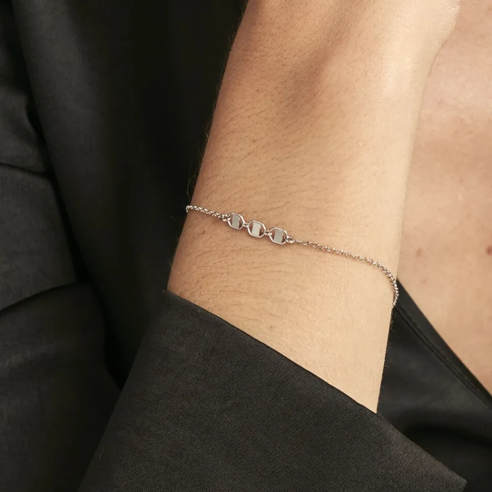 Marc Orian Bracelets|Bijoux Fantaisie > Bracelet Nissa Argent Blanc