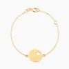 Bracelet Omelia Message Or Jaune