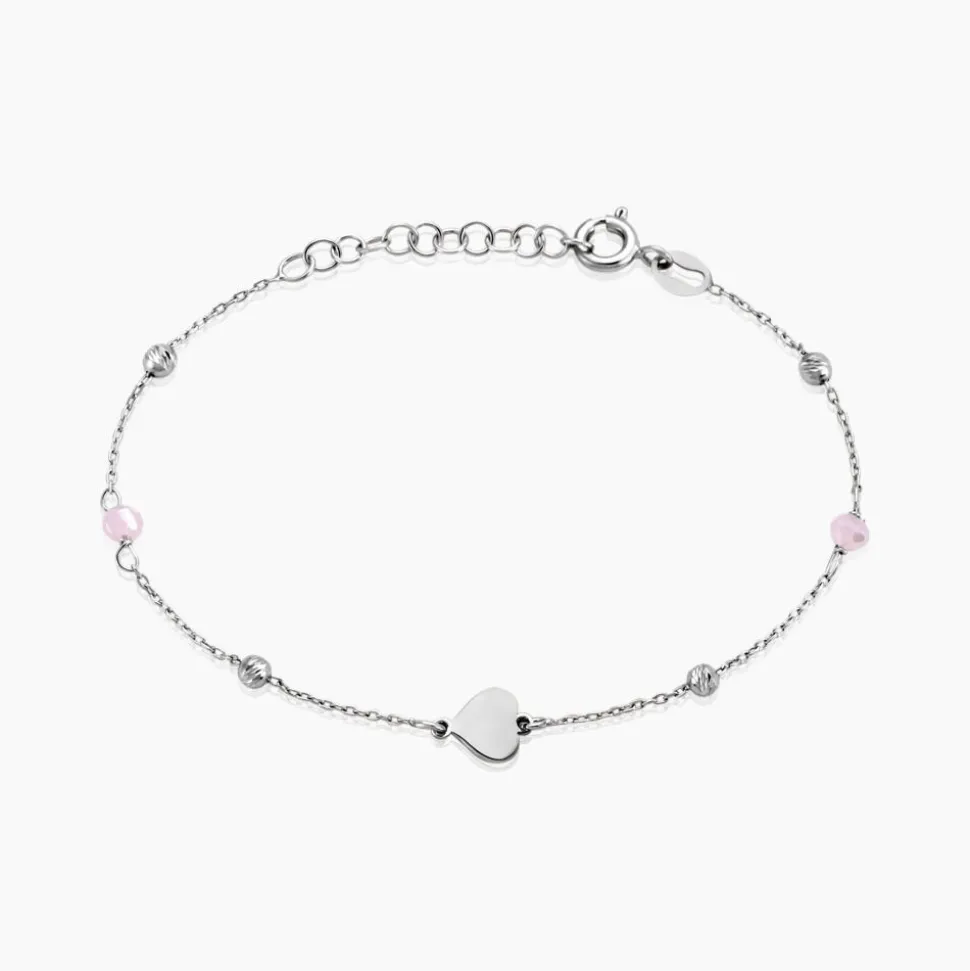 Bracelet Onelia Argent Blanc Cristal