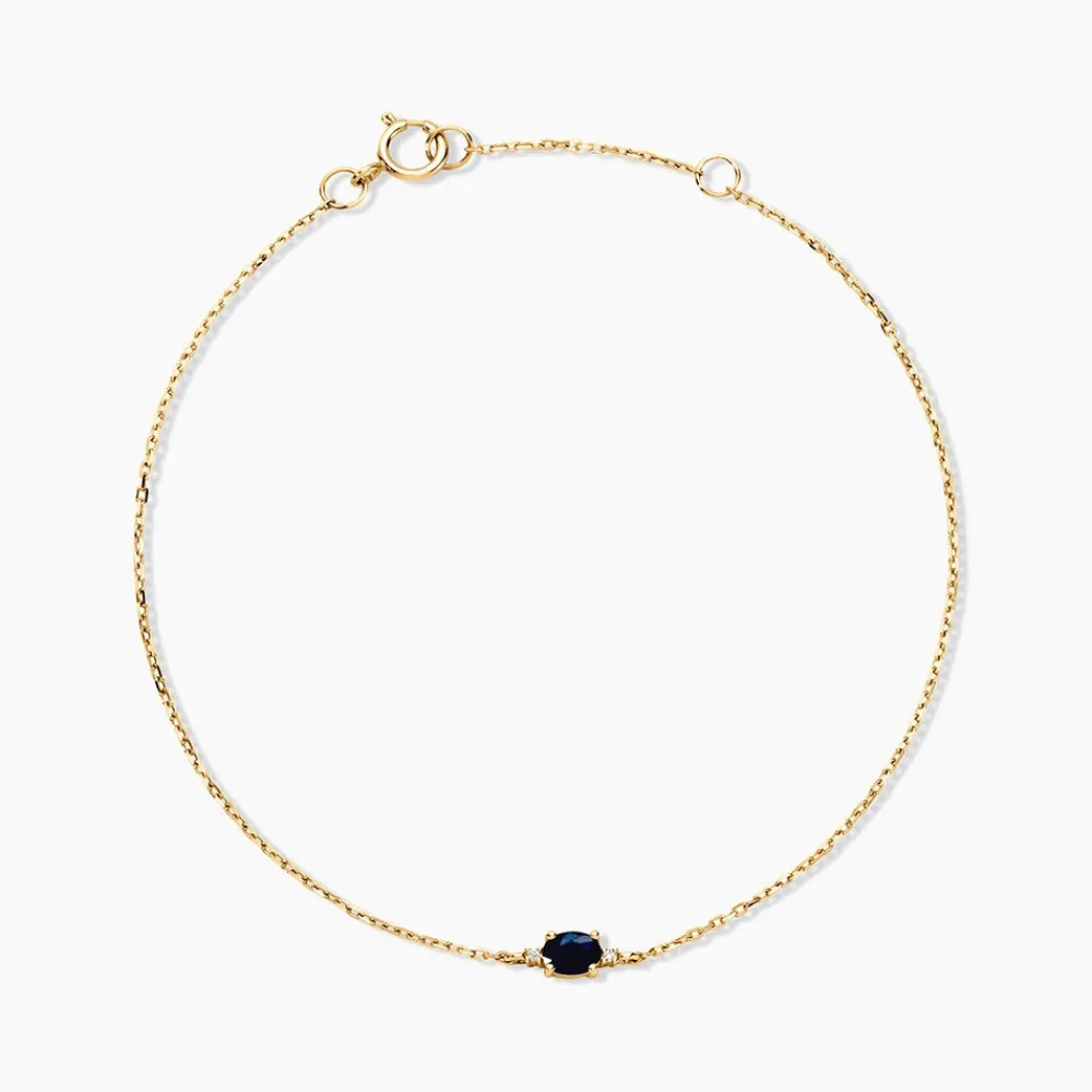 Marc Orian Bracelets Or|Cadeaux Mariage > Bracelet Opeyemi Or Jaune Saphir Diamant
