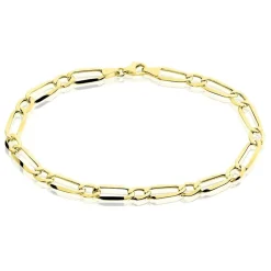 Marc Orian Bracelets Or|Bracelets Homme > Bracelet Ophelio Maille Alternee 1/1 Or Jaune