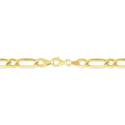 Bracelet Ophelio Maille Alternee 1/1 Or Jaune