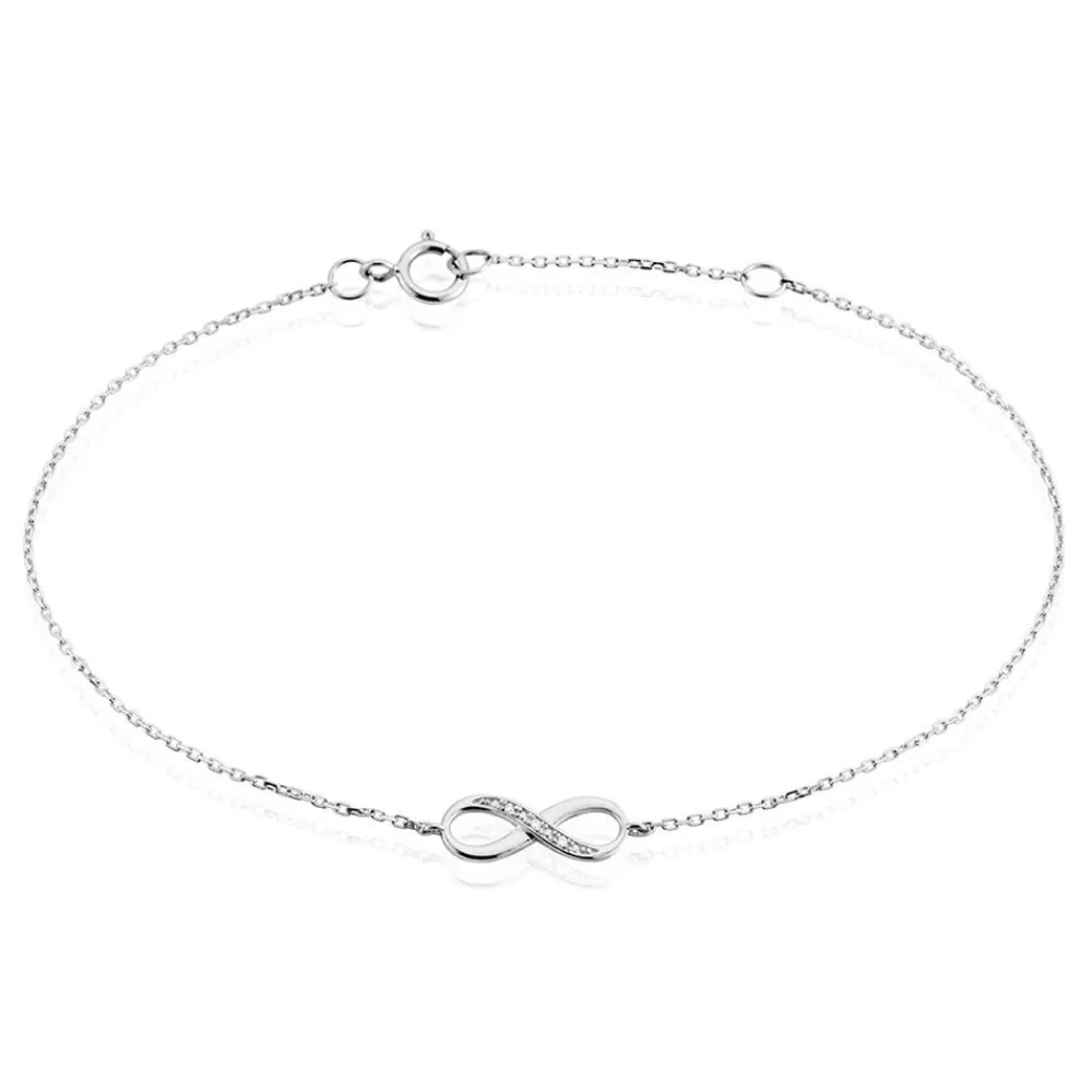 Marc Orian Bracelets Or|Bijoux Or > Bracelet Or Blanc Adrasteia Diamants