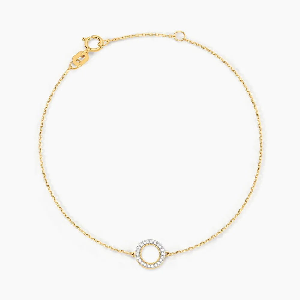 Marc Orian Bracelets Or|Bijoux Or > Bracelet Or Jaune Acantha Diamants