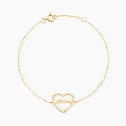 Marc Orian Bracelets Or|Bijoux Zirconium > Bracelet Or Jaune Derry Oxyde De Zirconium