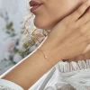 Bracelet Or Jaune Gentiane Perle