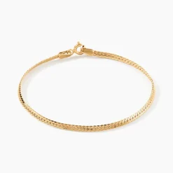 Bracelet Or Jaune Izel Maille Anglaise