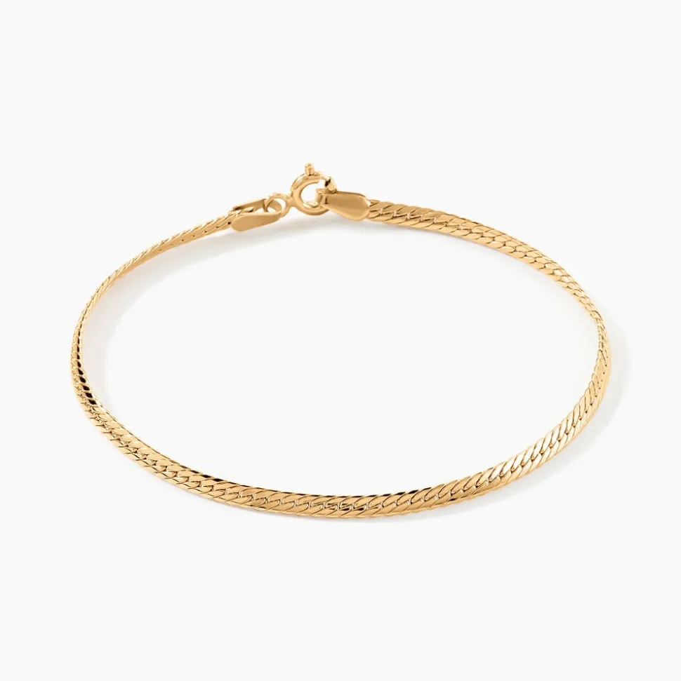 Bracelet Or Jaune Izel Maille Anglaise