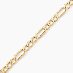 Marc Orian Bracelets Or|Bracelets Homme > Bracelet Or Jaune Maille Alternée