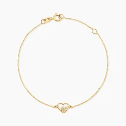 Marc Orian Bracelets Or|Bijoux Zirconium > Bracelet Or Jaune Saponaire Oxydes De Zirconium