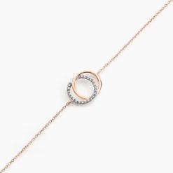 Marc Orian Bracelets Or|Bracelets > Bracelet Or Rose Tresha Diamants