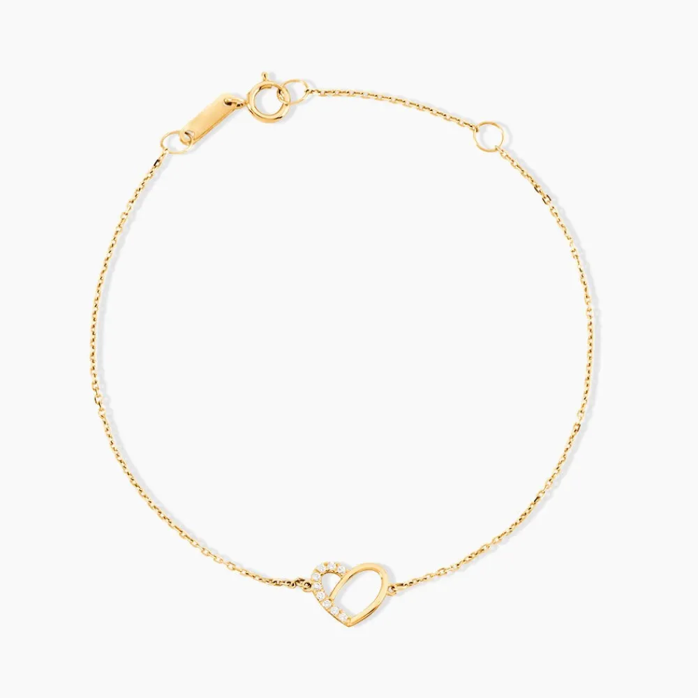 Marc Orian Bracelets Or|Bijoux Zirconium > Bracelet Osamu Or Jaune Oxyde De Zirconium