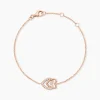 Bracelet Ottavia Argent Rose Oxyde De Zirconium