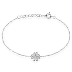 Marc Orian Bijoux Zirconium|Bracelets > Bracelet Ottilie Argent Blanc Oxyde De Zirconium