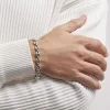 PHEBUS HIM Bracelets Homme|Bracelets Acier Inoxydable > Bracelet Badice Acier Blanc