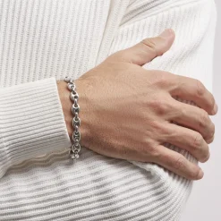 PHEBUS HIM Bracelets Homme|Bracelets Acier Inoxydable > Bracelet Badice Acier Blanc