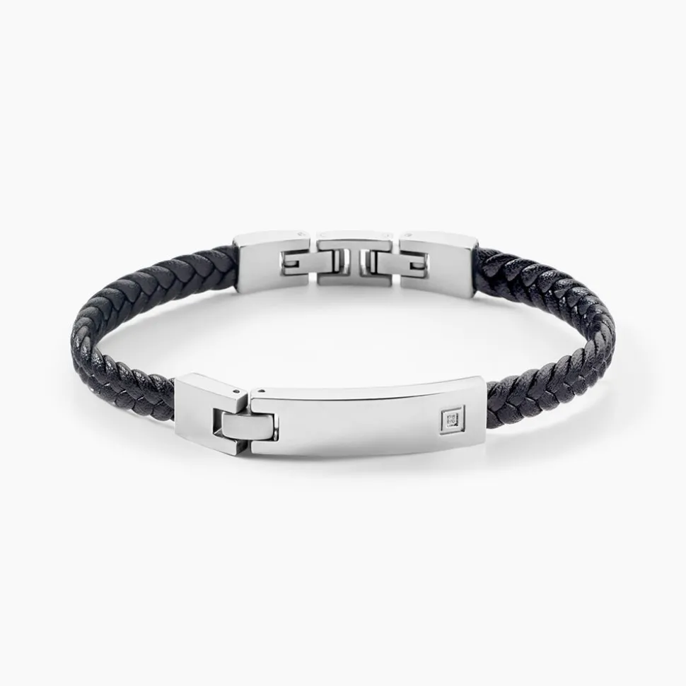 Bracelet Phebus Him Casual Acier Blanc Diamant