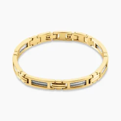 PHEBUS HIM Bracelets Homme|Bracelets Acier Inoxydable > Bracelet Classique Acier Jaune