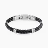 Bracelet Phebus Him Cuir De Vache Noir