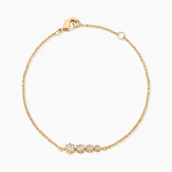 Bracelet Plaqué Or Boubou Oxydes De Zirconium
