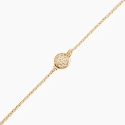Bracelet Plaqué Or Larraso Oxydes De Zirconium