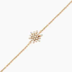Bracelet Plaqué Or Lisha Oxyde De Zirconium
