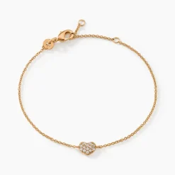 Bracelet Plaqué Or Nafissa Oxydes De Zirconium