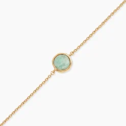 Bracelet Plaqué Or Neassa Amazonite