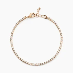 Bracelet Plaqué Or Zoelia Oxydes De Zirconium