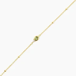 Marc Orian Bracelets|Idées Cadeaux Femme > Bracelet Poem Argent Jaune Péridot Oxyde De Zirconium